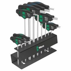 Wera BICYCLE SET 6 L-Key And T-Handle Screwdriver Set, 10-piece