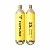 Topeak CO2 Cartridges 25g Threaded, 2 Pack -Klickfix Salg 5AF481DBBA63D7076FA3A17739D5D8AB