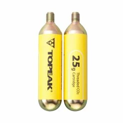 Topeak CO2 Cartridges 25g Threaded, 2 Pack