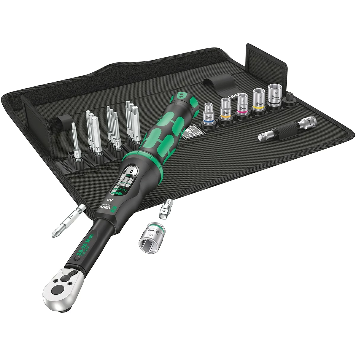 Wera Click-Torque A 6 Torque Wrench Set 1 With Reversible Ratchet 2,5 – 25 Nm 6 Wera Click-Torque A 6 Torque Wrench Set 1 With Reversible Ratchet 2,5 – 25 Nm - Billede 4