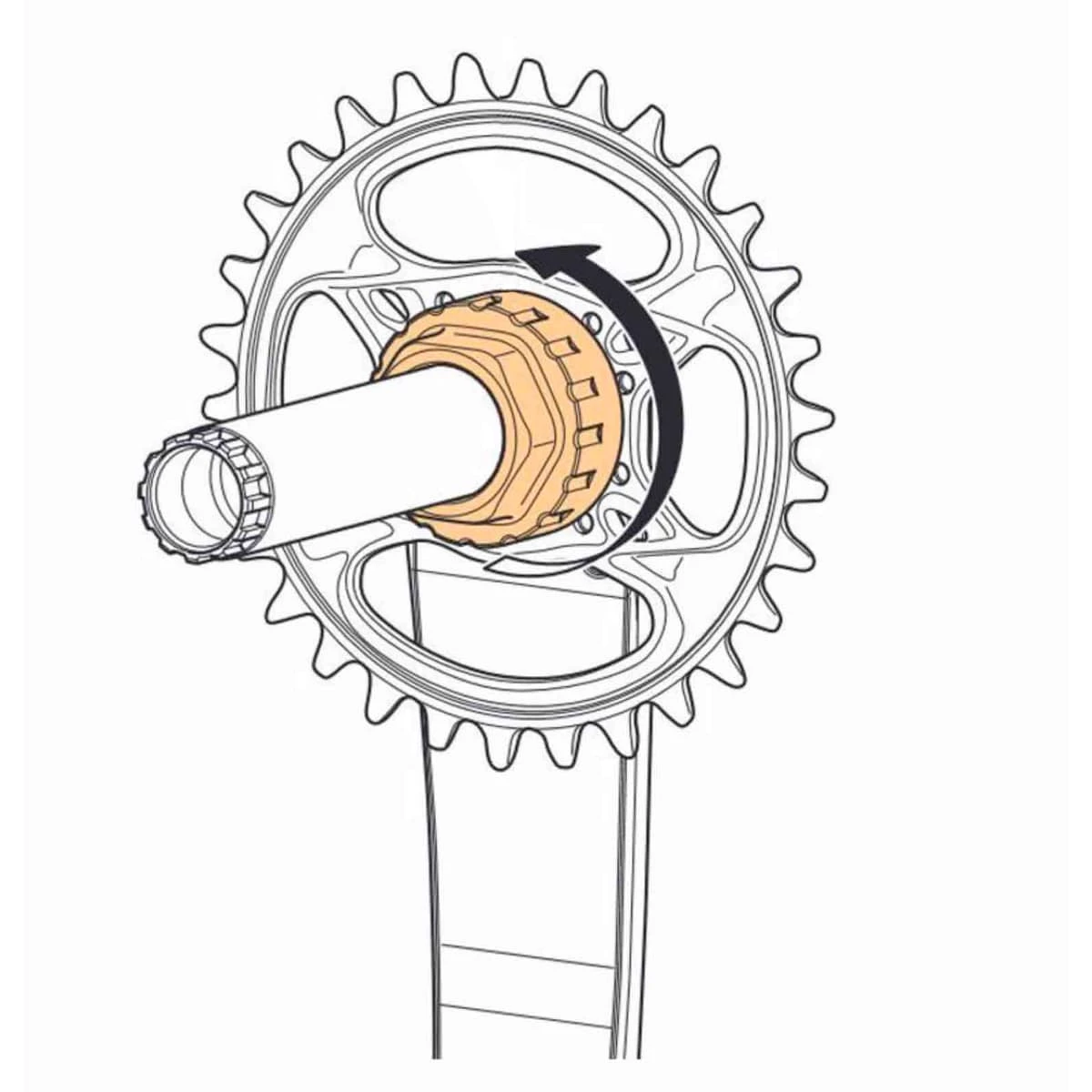 Shimano TL-FC41 Chainring Installation Tool 5 Shimano TL-FC41 Chainring Installation Tool - Billede 3