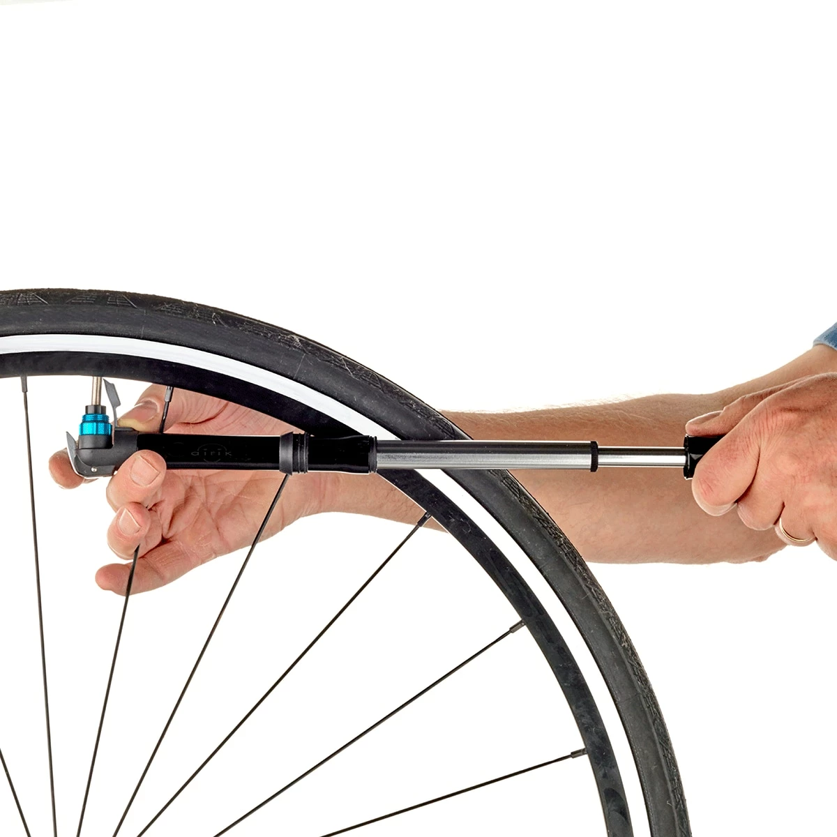 Rose Airik R-CNC Aluminium Telescopic Mini Pump 8 Rose Airik R-CNC Aluminium Telescopic Mini Pump - Billede 6